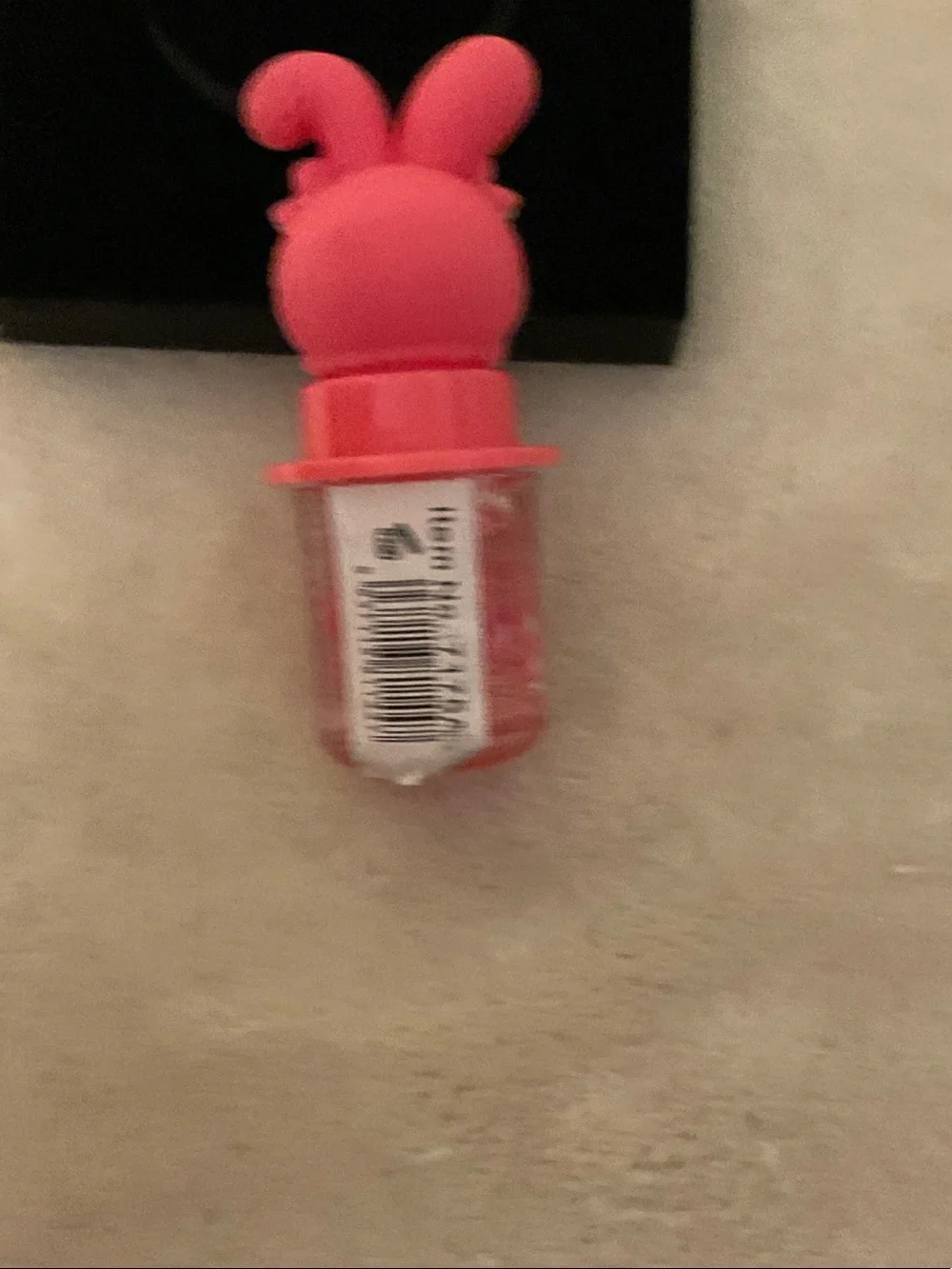 Pink Bunny Lip Gloss - Sheer Strawberry Pink